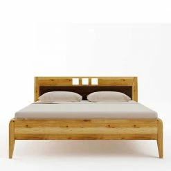 Elegantes Bettgestell Aus Wildeiche Geölt - Linnea -Valganios Sales elegantes bettgestell aus wildeiche geoelt in drei groessen erhaeltlich linnea 01