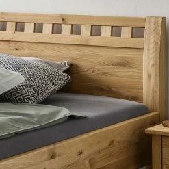 Elegantes Massivholzbett Aus Geölter Wildeiche - Middle 4 Elegantes Massivholzbett Aus Geölter Wildeiche - Middle -Valganios Sales elegantes massivholzbett aus geoelter wildeiche in 160x200 180x200 200x200 middle 03