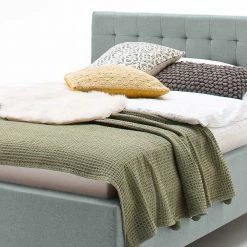 Elegantes Polsterbett In Hellem Blau - Plodi -Valganios Sales elegantes polsterbett in hellem blau mit holzfuessen in eichefarben plodi 05