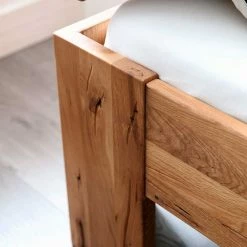 Geöltes Holzbett Aus Wildeiche - Mascadona -Valganios Sales geoeltes holzbett aus wildeiche in vier doppelbett groessen mascadona 04