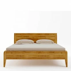 Holzbett In Klassischem Design Aus Wildeiche - Jenver 4 Holzbett In Klassischem Design Aus Wildeiche - Jenver -Valganios Sales holzbett in klassischem design aus wildeiche in drei breiten im shop jenver 02