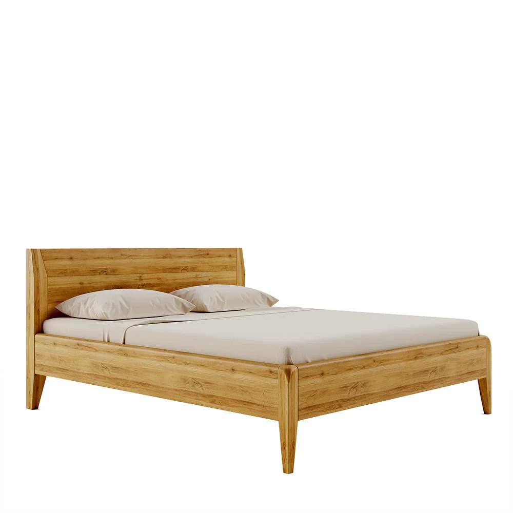 Holzbett in klassischem Design aus Wildeiche - Jenver Holzbett In Klassischem Design Aus Wildeiche - Jenver -Valganios Sales holzbett in klassischem design aus wildeiche in drei breiten im shop jenver f