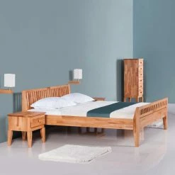 Holzbett Posky Aus Kernbuche Massivholz 4 Holzbett Posky Aus Kernbuche Massivholz -Valganios Sales holzbett kernbuche massivholz sprossenkopfteil posky html 02