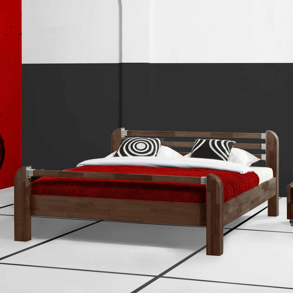 Holzbett Plazur in Nussbaumfarben Holzbett Plazur In Nussbaumfarben -Valganios Sales holzbett nussbaumfarben buche massiv plazur html 01