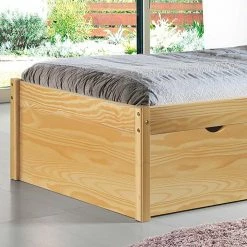 Holzbett Francena Mit Schubladen (zweiteilig) 4 Holzbett Francena Mit Schubladen (zweiteilig) -Valganios Sales holzbett schubladen kiefer massiv francena 02