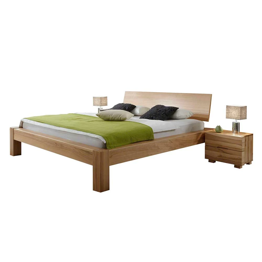 Holzbett und Nachtschränke Josch in Kernbuche massiv geölt (dreiteilig) Holzbett Und Nachtschränke Josch In Kernbuche Massiv Geölt (dreiteilig) -Valganios Sales holzbett und nachtschraenke kernbuche massiv geoelt als doppelbett 140x200cm bis 200x220cm josch f
