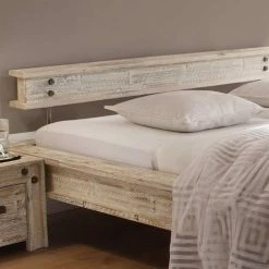 Holzbett Vessina In Weiß 7 Holzbett Vessina In Weiß -Valganios Sales holzbett weiss akazie massivholz vessina 05