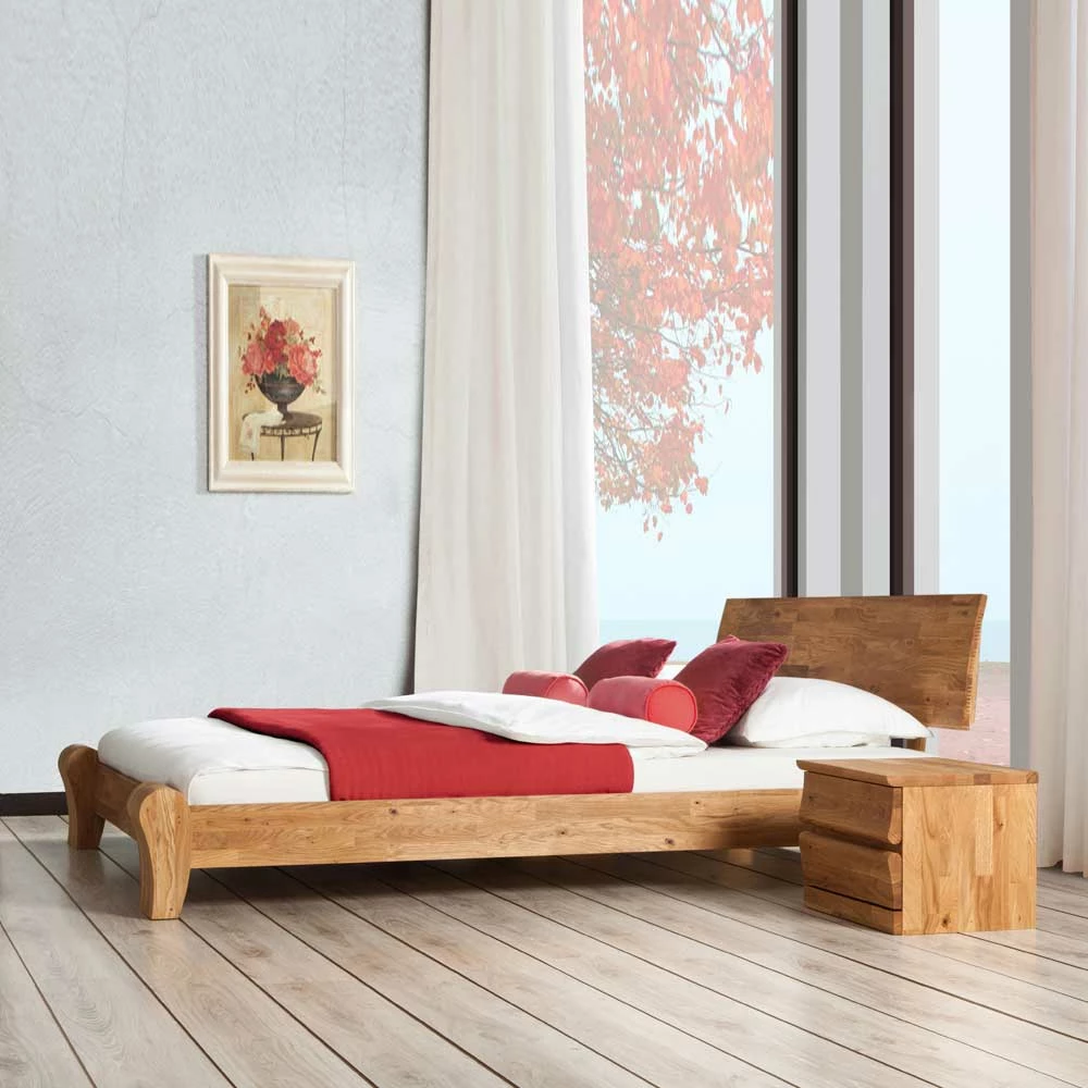 Holzbett Emjestin aus Wildeiche Massivholz Holzbett Emjestin Aus Wildeiche Massivholz -Valganios Sales holzbett wildeiche massivholz modern emjestin html 01