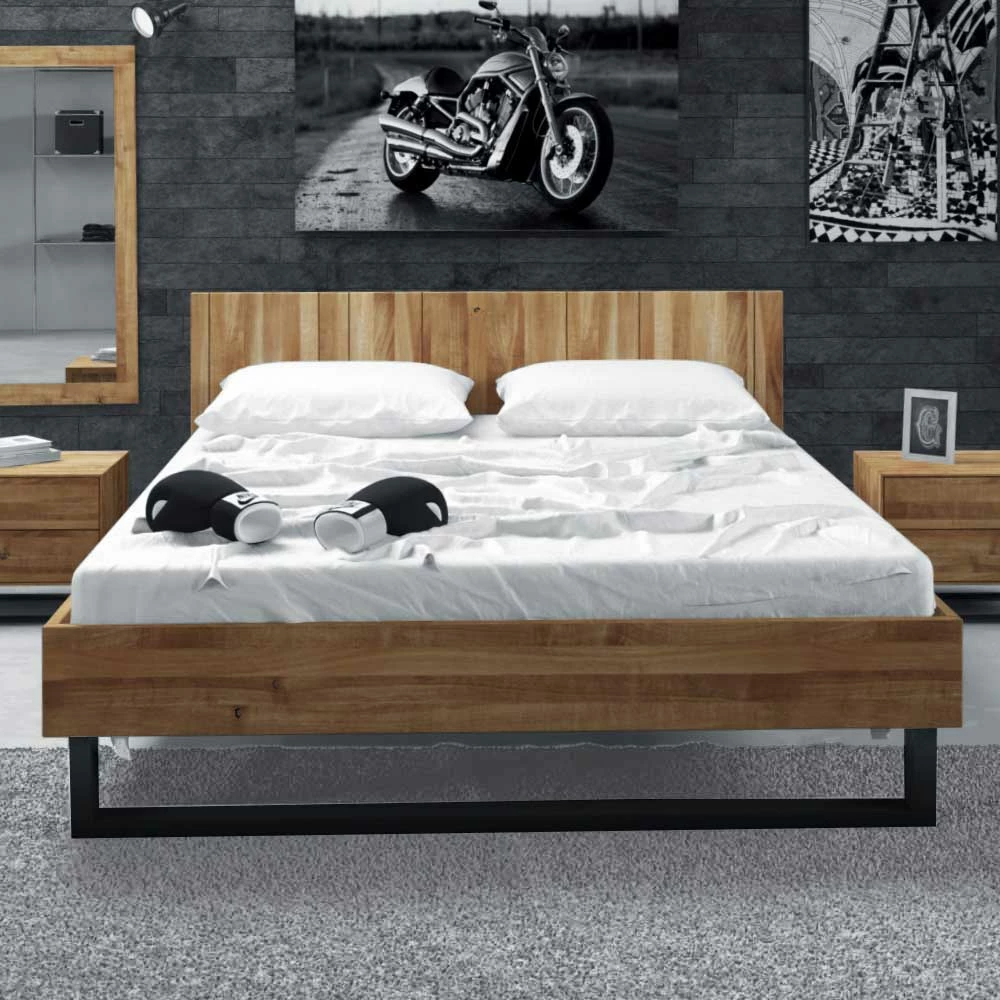 Holzbett Manzey aus Wildeiche Massivholz Holzbett Manzey Aus Wildeiche Massivholz -Valganios Sales holzbett wildeiche massivholz stahl manzey 01