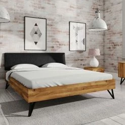 Industrial Bett Mit 190 Cm Länge - Mandirov 5 Industrial Bett Mit 190 Cm Länge - Mandirov -Valganios Sales industrial bett mit 190 cm laenge aus wildeiche massivholz stahl mandirov 03