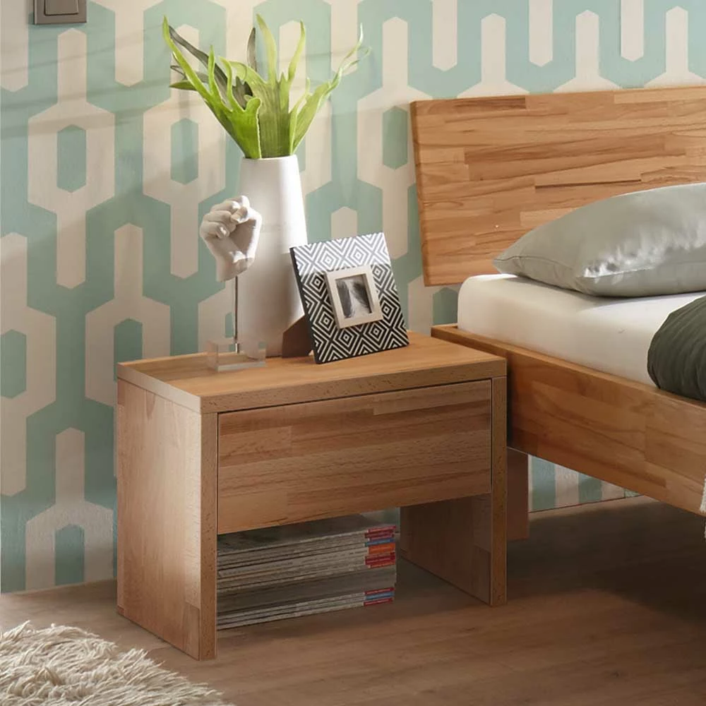 Kernbuche Bett in Natur geölt - Padira (dreiteilig) Kernbuche Bett In Natur Geölt - Padira (dreiteilig) -Valganios Sales kernbuche bett in natur geoelt mit nachtkommoden padira 02