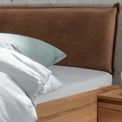 Kernbuche Bett Mit Metall Kufen - Eudrinia I 4 Kernbuche Bett Mit Metall Kufen - Eudrinia I -Valganios Sales kernbuche bett mit metall kufen polsterkopfteil in braun eudrinia i 03