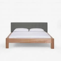 Kernbuche Bett Pandaua Mit Polster-Kopfteil In Grau 4 Kernbuche Bett Pandaua Mit Polster-Kopfteil In Grau -Valganios Sales kernbuche bett polster kopfteil in grau als doppelbett auch in ueberlaenge pandaua 02