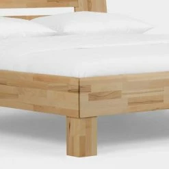 Kernbuche Bett Issiaco Und Zwei Nachtschränke (dreiteilig) -Valganios Sales kernbuche bett zwei nachtschraenke doppelbett 140cm 160cm 180cm issiaco 05