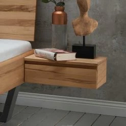 Kernbuche Bettanlage Modern - Eudrinia (dreiteilig) -Valganios Sales kernbuche bettanlage modern bettgestell mit metallkufen eudrinia 04