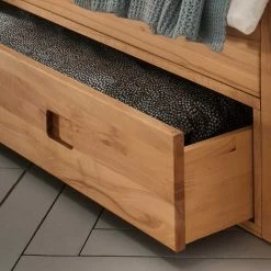 Kernbuche Doppelbett Mit 2 Schubladen - Rudacia III 6 Kernbuche Doppelbett Mit 2 Schubladen - Rudacia III -Valganios Sales kernbuche doppelbett mit 2 schubladen polster kopfteil rudacia iii 04