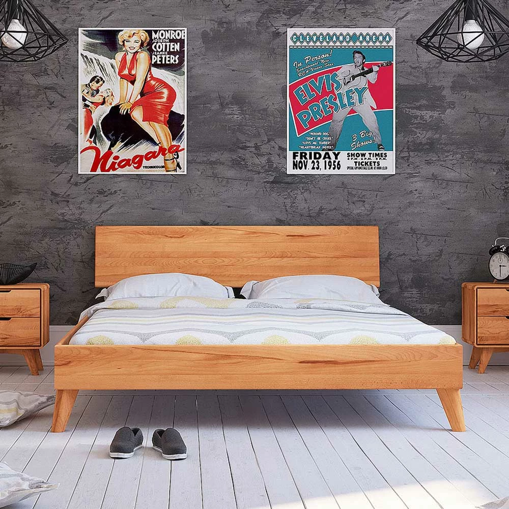 Kernbuche Holzbett in Überlänge 210 cm - Junola I Kernbuche Holzbett In Überlänge 210 Cm - Junola I -Valganios Sales kernbuche holzbett in ueberlaenge 210 cm als einzelbett doppelbett junola i 03