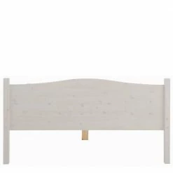 Kiefer Massivholzbett In Weiß Lasiert - Ugo -Valganios Sales kiefer massivholzbett in weiss lasiert als einzel oder doppelbett ugo 03