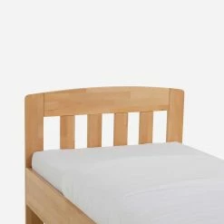 Komfort-Einzelbett Label Aus Massivholz Buche Klar Lackiert -Valganios Sales komfort einzelbett massivholz buche klar lackiert z.b. in 100x200cm label 03