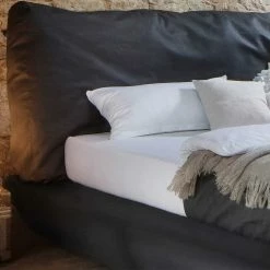 Kunstleder Boxspringbett In Anthrazit - Oktaria -Valganios Sales kunstleder boxspringbett in anthrazit mit ttf matratze in h2 h3 oktaria 02