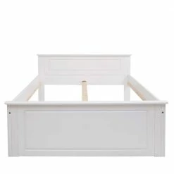 Lackiertes Kiefernholz Ehebett In Weiß - Velriva 4 Lackiertes Kiefernholz Ehebett In Weiß - Velriva -Valganios Sales lackiertes kiefernholz ehebett in weiss bettschubkaesten optional velriva 02