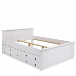 Lackiertes Kiefernholz Ehebett In Weiß - Velriva 5 Lackiertes Kiefernholz Ehebett In Weiß - Velriva -Valganios Sales lackiertes kiefernholz ehebett in weiss bettschubkaesten optional velriva 03