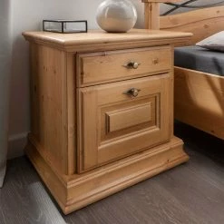 Landhaus Holzbett In Eichefarben Gebeizt - Vlota 6 Landhaus Holzbett In Eichefarben Gebeizt - Vlota -Valganios Sales landhaus holzbett in eichefarben gebeizt optional inklusive nachttischen vlota 04