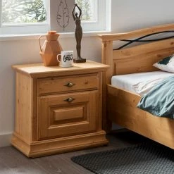 Landhaus Holzbett In Eichefarben Gebeizt - Vlota 7 Landhaus Holzbett In Eichefarben Gebeizt - Vlota -Valganios Sales landhaus holzbett in eichefarben gebeizt optional inklusive nachttischen vlota 05