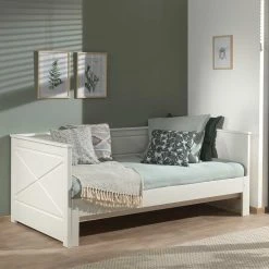 Landhaus Kojenbett Zum Ausziehen - Tradora -Valganios Sales landhaus kojenbett zum ausziehen in weiss aus kiefer mdf tradora 02