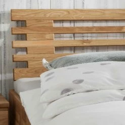 Massives Holzbett Aus Wildeiche Geölt - Esvilda -Valganios Sales massives holzbett aus wildeiche geoelt in modernem design esvilda 03