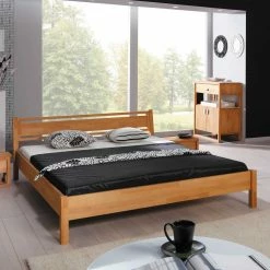 Massivholz Bett Vereny Aus Buche -Valganios Sales massivholz bett buche modern vereny 01