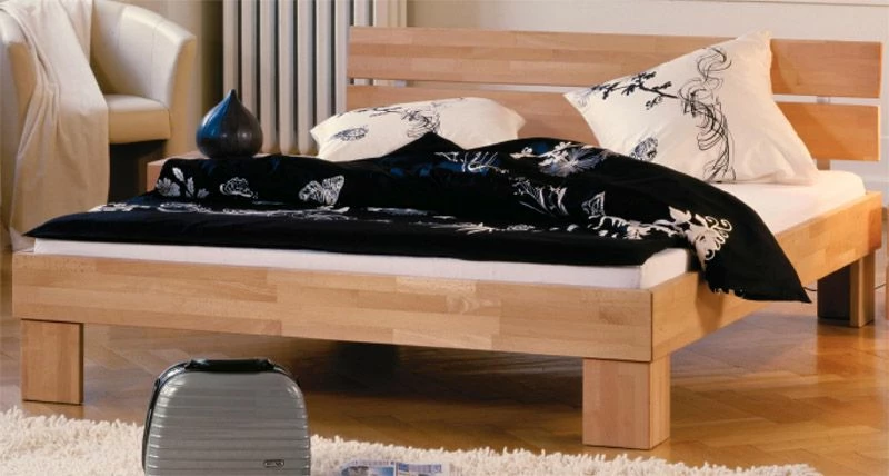 Massivholzbett Logan aus Buche Massivholzbett Logan Aus Buche -Valganios Sales massivholzbett buche natur logan