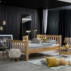 Massivholzbett Frumus In Kernbuche Natur Geölt -Valganios Sales massivholzbett kernbuche natur geoelt einzelbett oder doppelbett frumus 01