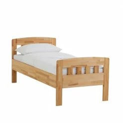 Massivholzbett Greeno Mit Kopf- Und Fußteil
