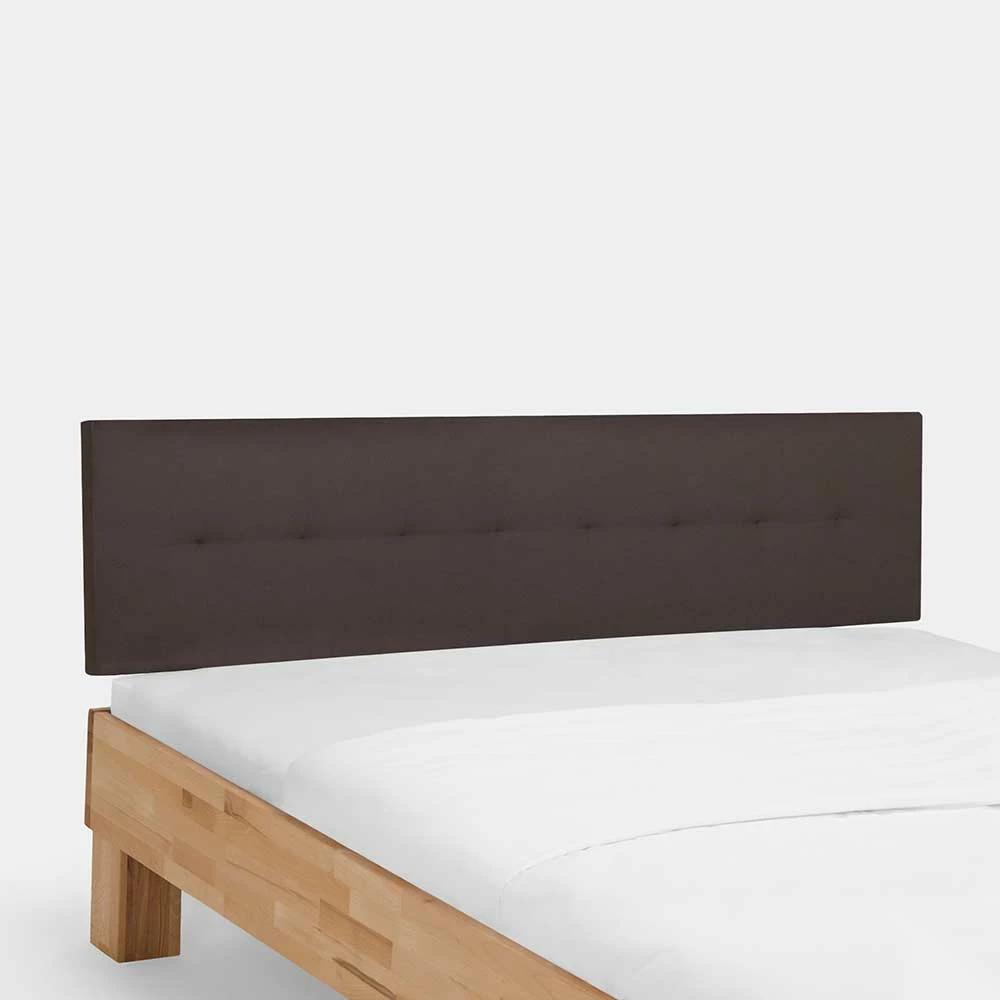 Massivholzbett Zenya mit Kunstleder-Kopfteil Grau (zweiteilig) Massivholzbett Zenya Mit Kunstleder-Kopfteil Grau (zweiteilig) -Valganios Sales massivholzbett kunstleder kopfteil grau einzelbett set mit nachtkommode zenya 04