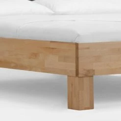 Massivholzbett Zenya Mit Kunstleder-Kopfteil Grau (zweiteilig) 7 Massivholzbett Zenya Mit Kunstleder-Kopfteil Grau (zweiteilig) -Valganios Sales massivholzbett kunstleder kopfteil grau einzelbett set mit nachtkommode zenya 05