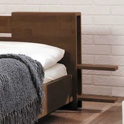 Massivholzbett Dalena In Nussbaumfarben Lackiert -Valganios Sales massivholzbett nussbaumfarben lackiert buche dalena html 04