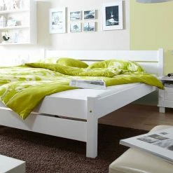 Massivholzbett Alta In Weiß 4 Massivholzbett Alta In Weiß -Valganios Sales massivholzbett weiss 180x200 alta 03