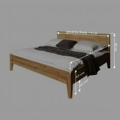 Massivholzbett Masdamos Aus Wildeiche Geölt -Valganios Sales massivholzbett wildeiche geoelt kaufen masdamos be