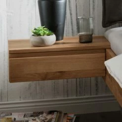 Moderne Bettanlage Aus Wildeiche - Esvilda (dreiteilig) -Valganios Sales moderne bettanlage aus wildeiche in drei formaten esvilda 04