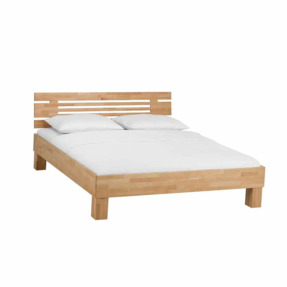 Modernes Buche Holzbett Pinatory mit Kopfteil Modernes Buche Holzbett Pinatory Mit Kopfteil -Valganios Sales modernes buche holzbett kopfteil klar lackiert pinatory f