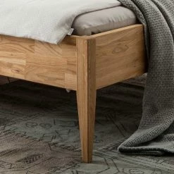 Modernes Eichen Doppelbett Geölt - Teano -Valganios Sales modernes eichen doppelbett geoelt mit optionalen led leuchten teano 02