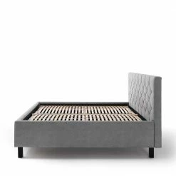 Modernes Stoffbett Mit Bettkasten In Hellgrau - Villaro 7 Modernes Stoffbett Mit Bettkasten In Hellgrau - Villaro -Valganios Sales modernes stoffbett mit bettkasten in hellgrau mit schwarzen holzfuessen villaro 05