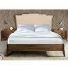 Retro Bett 180x200 & Nachttische - Morvon (dreiteilig) -Valganios Sales retro bett 180x200 nachttische aus massivholz nussbaum morvon 01