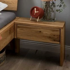 Rustikales Bett Set Mit Nachttischen - Yunves (dreiteilig) -Valganios Sales rustikales bett set mit nachttischen aus wildeiche massivholz yunves 04