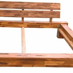Rustikales Holz Bettgestell Aus Balken Akazie - Telik 6 Rustikales Holz Bettgestell Aus Balken Akazie - Telik -Valganios Sales rustikales holz bettgestell aus balken akazie mit antik finish telik 04