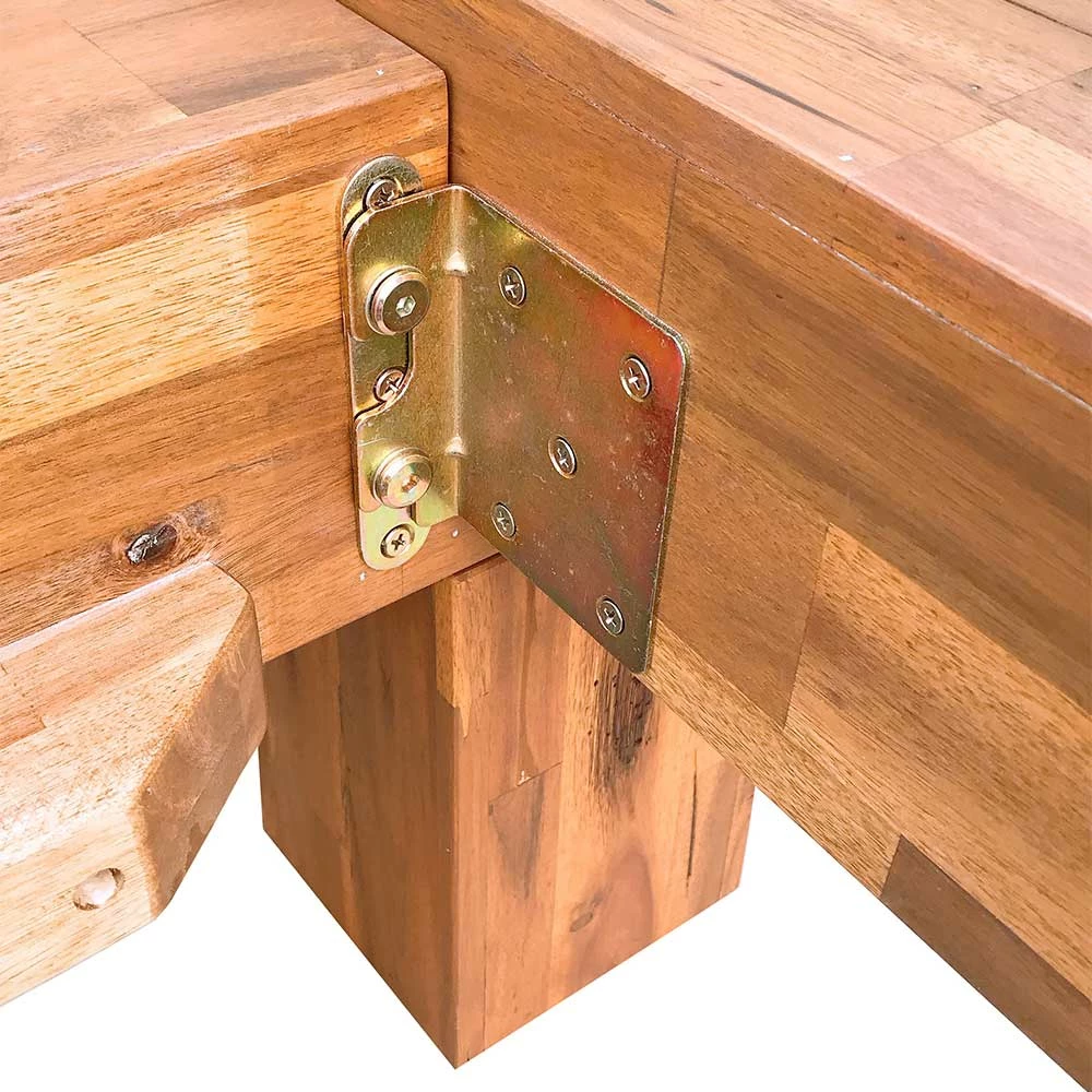 Rustikales Holz Bettgestell aus Balken Akazie - Telik Rustikales Holz Bettgestell Aus Balken Akazie - Telik -Valganios Sales rustikales holz bettgestell aus balken akazie mit antik finish telik 05