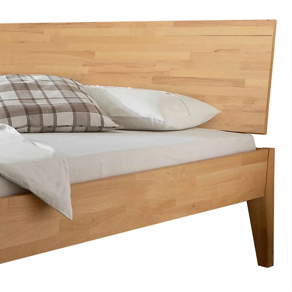 Schlichtes Massivholzbett aus Buche geölt - Smenas Schlichtes Massivholzbett Aus Buche Geölt - Smenas -Valganios Sales schlichtes massivholzbett aus buche geoelt zb in 180x200 cm smenas 02