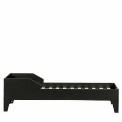 Schwarzes Holzbett Aus Kiefer Massiv - Ilvessino 5 Schwarzes Holzbett Aus Kiefer Massiv - Ilvessino -Valganios Sales schwarzes holzbett aus kiefer massiv 94x59x204 niedriges kopfteil ilvessino 03