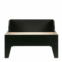 Schwarzes Holzbett Aus Kiefer Massiv - Ilvessino 6 Schwarzes Holzbett Aus Kiefer Massiv - Ilvessino -Valganios Sales schwarzes holzbett aus kiefer massiv 94x59x204 niedriges kopfteil ilvessino 04